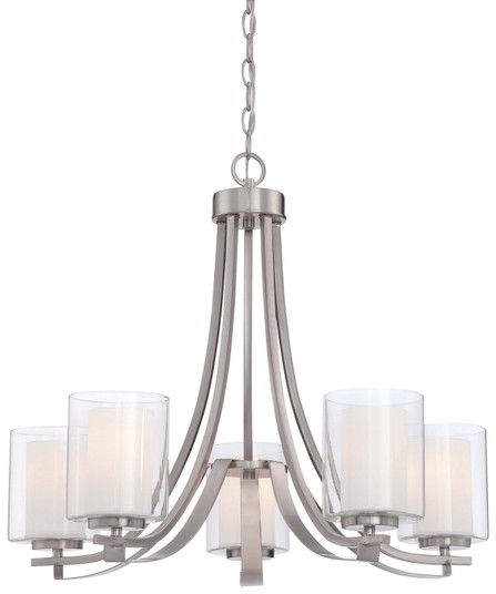 Parsons Studio Five Light Chandelier in Brushed Nickel (7|4105-84)