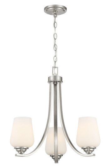 Shyloh Three Light Chandelier in Brushed Nickel (7|4923-84)