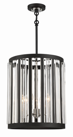 Majestic Splendor Four Light Pendant in Sand Coal And Polished Nickel (7|5497-729)