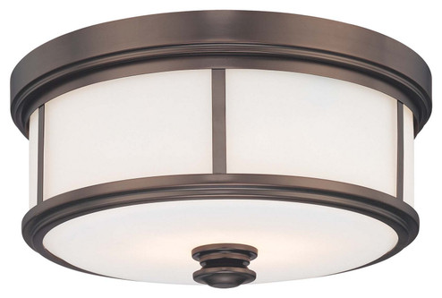 Three Light Flush Mount in Harvard Court Bronze (Plated) (7|6368-281)