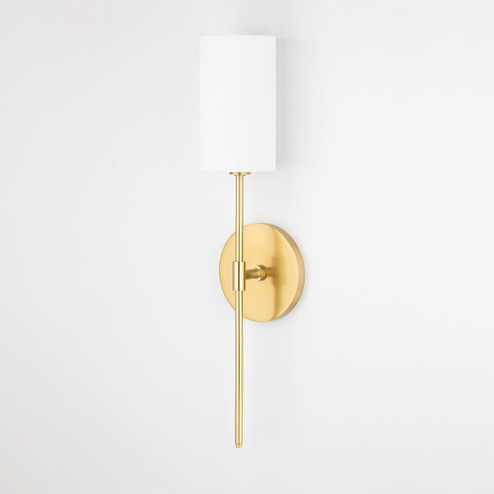 Olivia One Light Wall Sconce in Aged Brass (428|H223101-AGB)