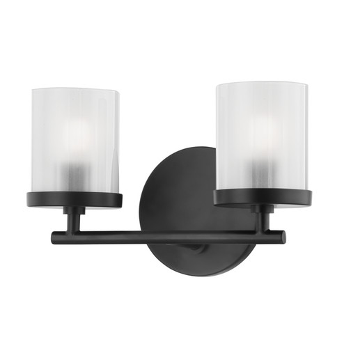 Ryan Two Light Bath and Vanity in Soft Black (428|H239302-SBK)