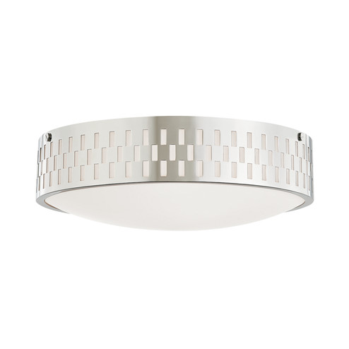 Phoebe Three Light Flush Mount in Polished Nickel (428|H329503L-PN)