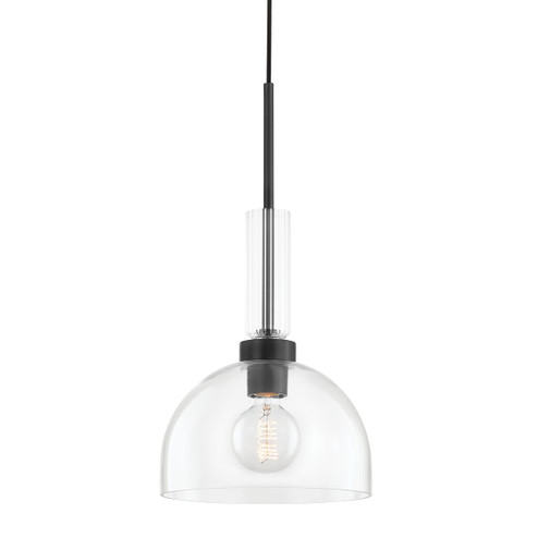 Tabitha One Light Pendant in Soft Black (428|H384701-SBK)