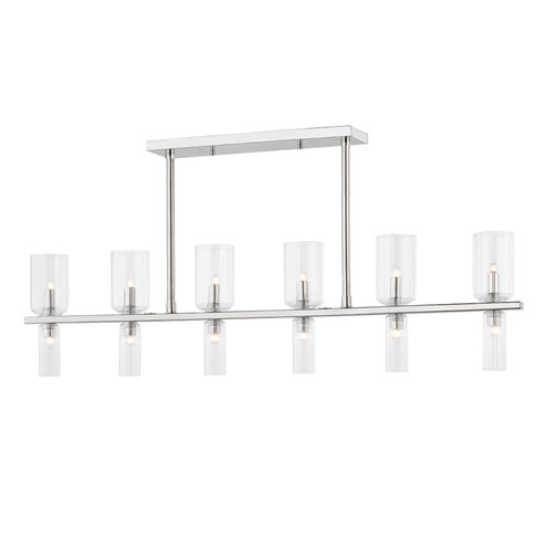 Tabitha 12 Light Linear in Polished Nickel (428|H384912-PN)