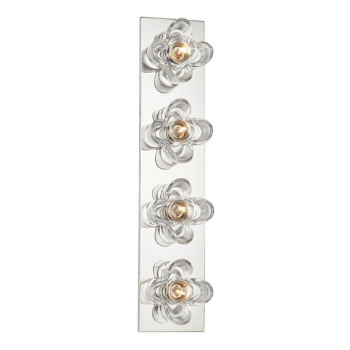 Shea Four Light Bath and Vanity in Polished Nickel (428|H410304-PN)