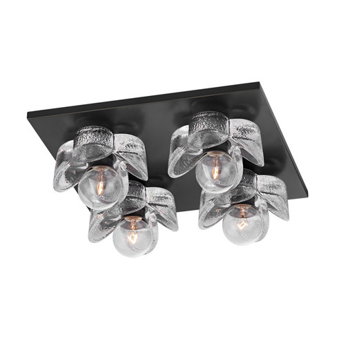 Shea Four Light Flush Mount in Old Bronze (428|H410504-OB)