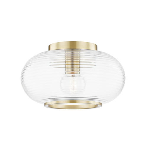 Maggie One Light Flush Mount in Aged Brass (428|H418501-AGB)