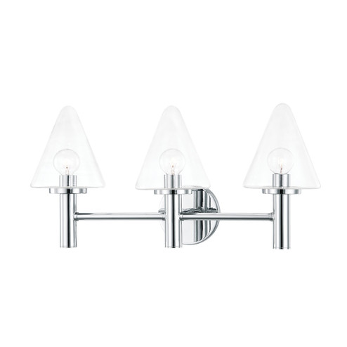 Connie Three Light Bath and Vanity in Polished Chrome (428|H540303-PC)