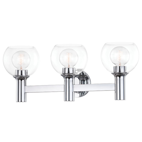 Leslie Three Light Bath and Vanity in Polished Chrome (428|H543303-PC)