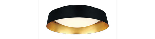 Gilt LED Flush Mount in Gold Leaf/Bronze (281|FM-51318-GL)