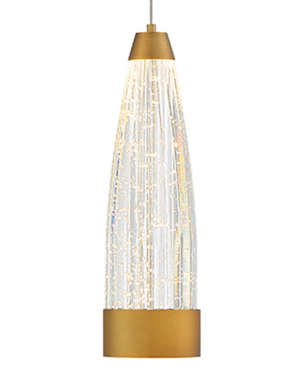 Mystic LED Mini Pendant in Aged Brass (281|PD-11912-AB)