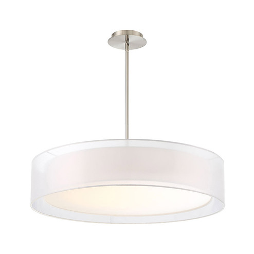 Metropolis LED Pendant in Brushed Nickel (281|PD-16830-BN)