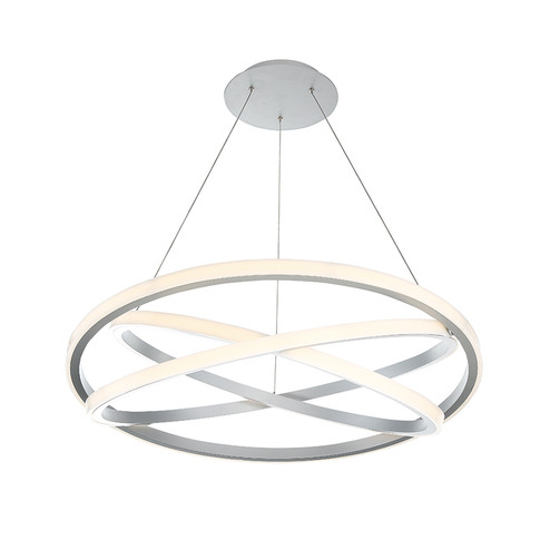 Veloce LED Chandelier in Titanium (281|PD-24838-TT)