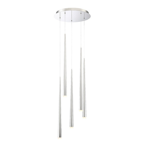 Cascade LED Pendant in Polished Nickel (281|PD-41805R-PN)