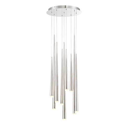 Cascade LED Pendant in Polished Nickel (281|PD-41809R-PN)