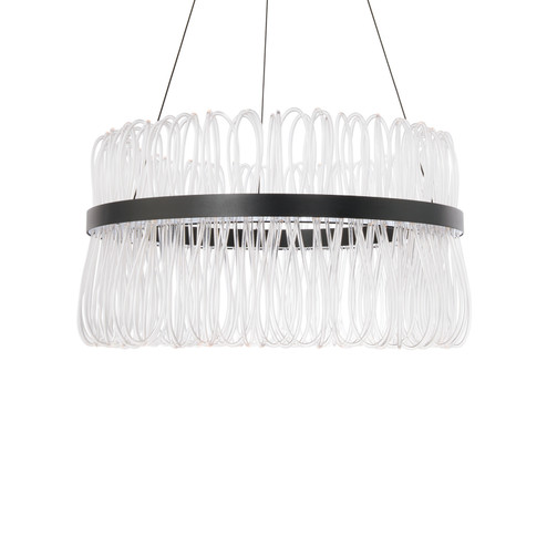 Charlize LED Chandelier in Black (281|PD-48226-BK)