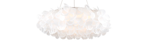 Fluffy LED Chandelier in Brushed Nickel (281|PD-59933-BN)