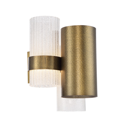 Harmony LED Wall Sconce in Aged Brass (281|WS-71014-AB)