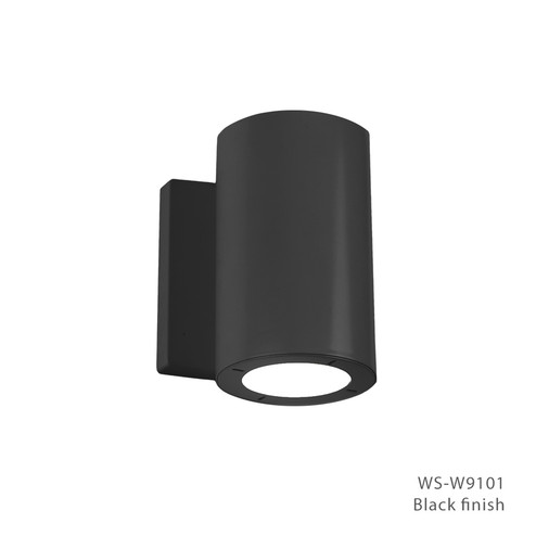Vessel LED Outdoor Wall Sconce in Black (281|WS-W9101-BK)