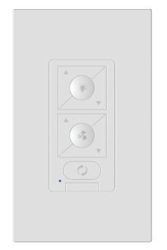 Fan Accessories Wall Control with Bluetooth in White (441|F-WCBT-WT)