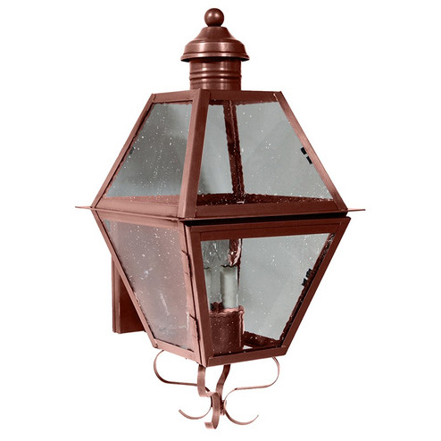 Boston Two Light Wall Mount in Antique Copper (196|1001-AC-LT2-SMG)