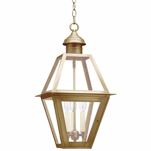 Boston Three Light Hanging Lantern in Antique Brass (196|1012-AB-LT3-FST)