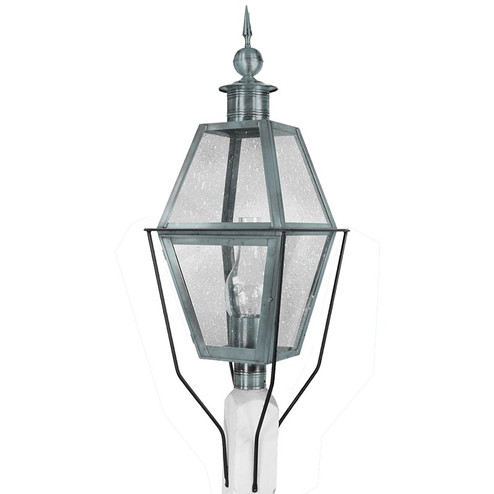 Boston One Light Post Mount in Verdi Gris (196|1033-VG-CIM-CSG)