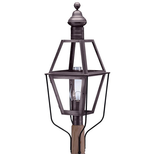 Boston One Light Post Mount in Dark Brass (196|1043-DB-CIM-CLR)