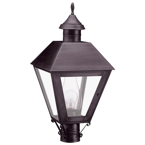 Boston One Light Post Mount in Dark Brass (196|1113-DB-CIM-FST)