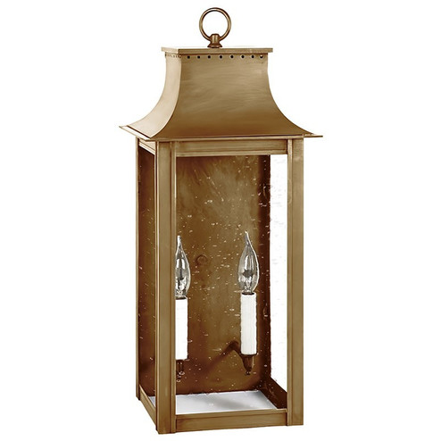 Coplin Two Light Wall Mount in Antique Brass (196|11231-AB-LT2-CSG)