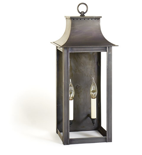 Coplin Two Light Wall Mount in Dark Brass (196|11231-DB-LT2-CLR)