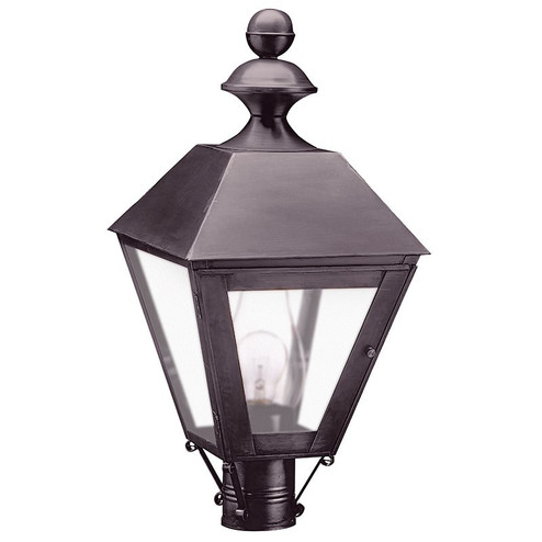 Boston One Light Post Mount in Dark Brass (196|1123-DB-CIM-FST)