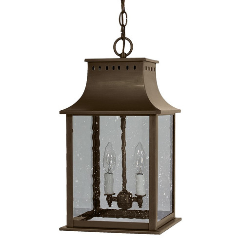 Rockland Two Light Hanging Lantern in Dark Antique Brass (196|11322-DAB-LT2-SMG)