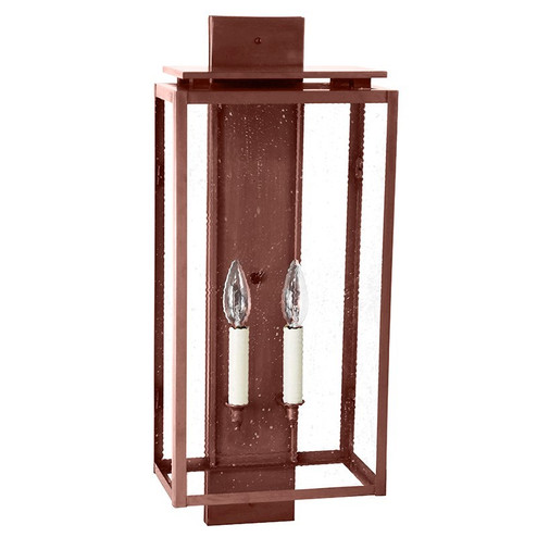 Downtown Two Light Wall Lantern in Antique Copper (196|11651-AC-LT2-SMG)