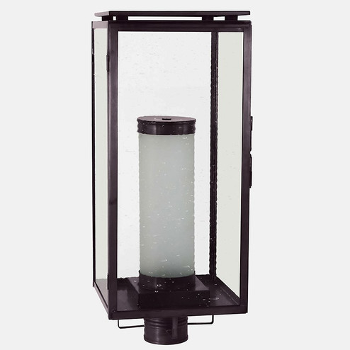 Downtown One Light Post Mount in Dark Brass (196|11653-DB-FCYL-CSG)
