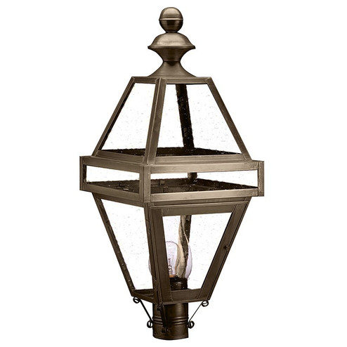 Boston One Light Post Mount in Dark Antique Brass (196|1223-DAB-CIM-CSG)