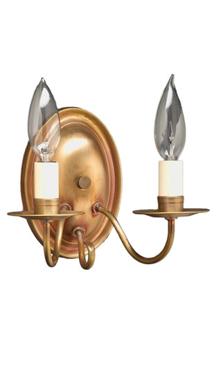 Sconce Two Light Wall Sconce in Antique Brass (196|129-AB-LT2)