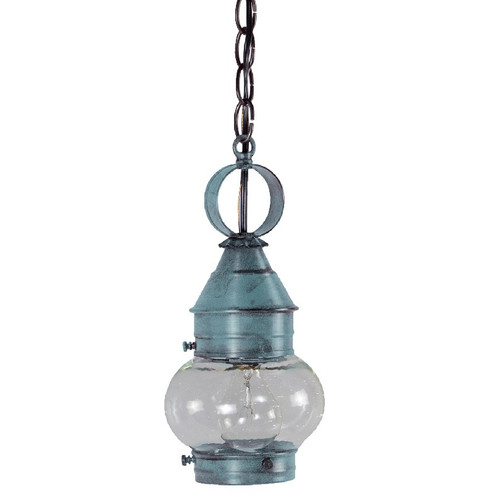 Cageless One Light Hanging Lantern in Verdi Gris (196|2012-VG-MED-CSG)