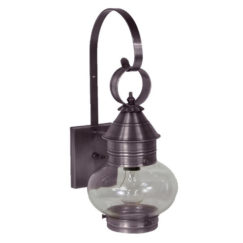 Cageless One Light Wall Mount in Dark Brass (196|2031-DB-MED-CLR)