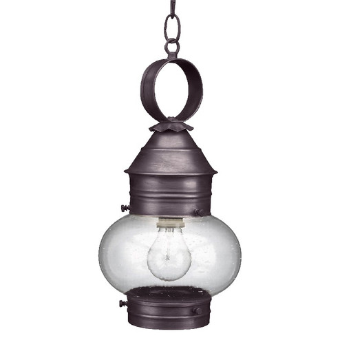 Cageless One Light Hanging Lantern in Dark Brass (196|2032-DB-MED-CSG)