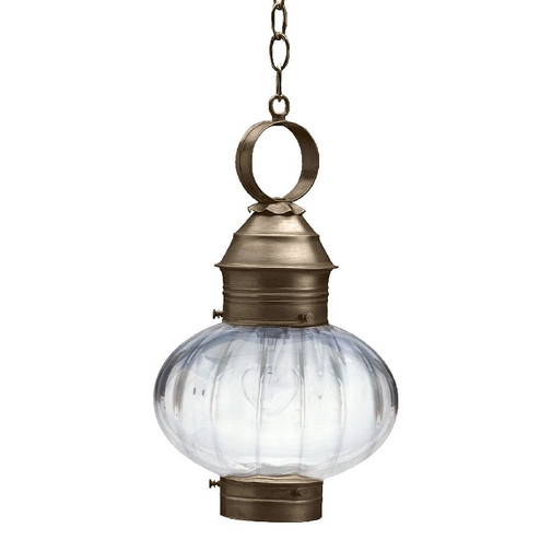 Cageless One Light Hanging Lantern in Dark Antique Brass (196|2042-DAB-MED-OPT)
