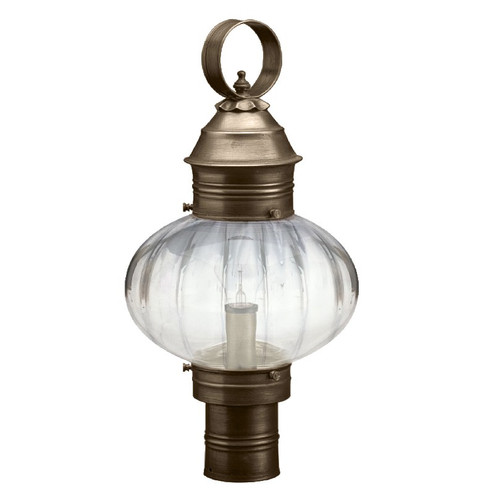Cageless One Light Post Mount in Dark Antique Brass (196|2043-DAB-MED-OPT)