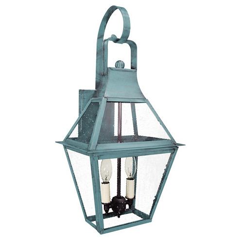 Uxbridge Two Light Wall Mount in Verdi Gris (196|2237-VG-LT2-CSG)