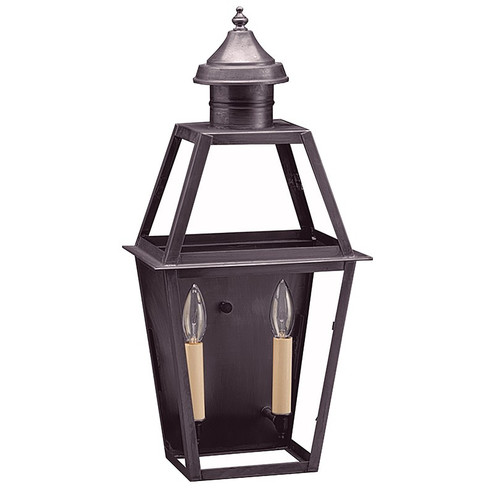 Uxbridge Two Light Wall Mount in Dark Brass (196|2241-DB-LT2-CLR)