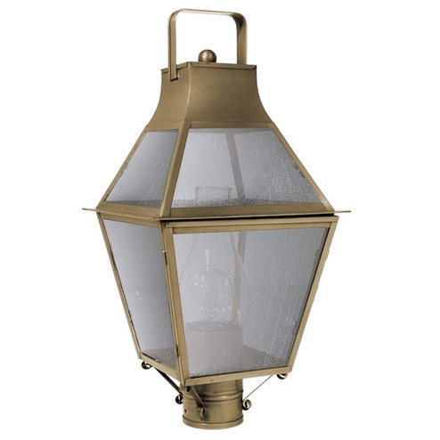 Uxbridge One Light Post Mount in Antique Brass (196|2243-AB-CIM-SMG)