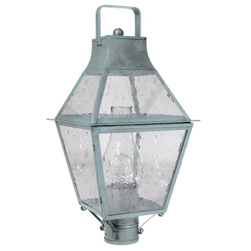Uxbridge One Light Post Mount in Verdi Gris (196|2243-VG-CIM-CSG)