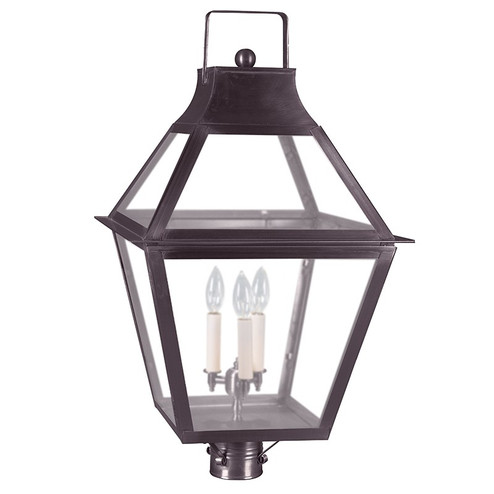 Uxbridge Three Light Post Mount in Dark Brass (196|2253-DB-LT3-FST)