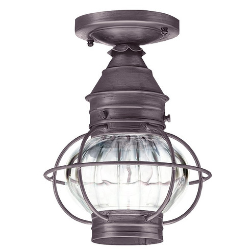 Onion One Light Flush Mount in Dark Brass (196|2514-DB-MED-OPT)