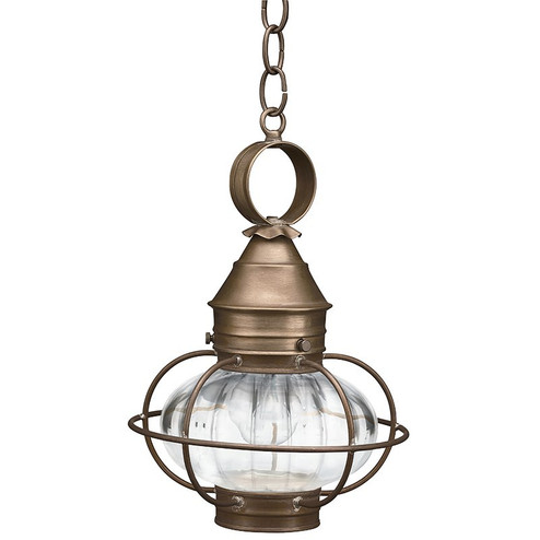 Onion One Light Hanging Lantern in Dark Antique Brass (196|2522-DAB-MED-OPT)